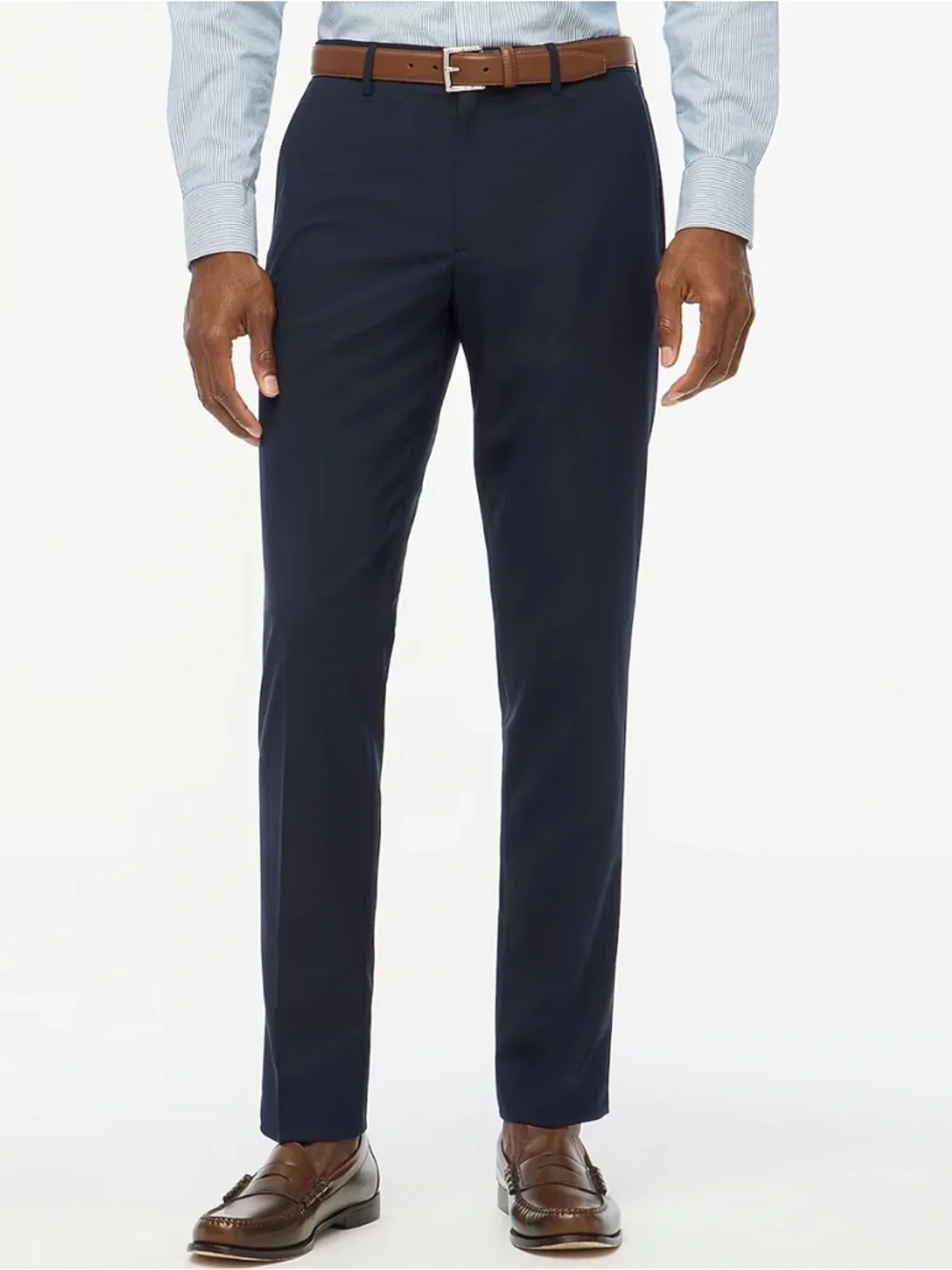 J.Crew Thompson 34x30 Navy 100% Wool Suit Pants Mens Dress Trousers Tailored Fit